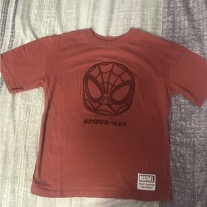 Oversized Marvel Red Tee with Logo Patch size 5t/ 6